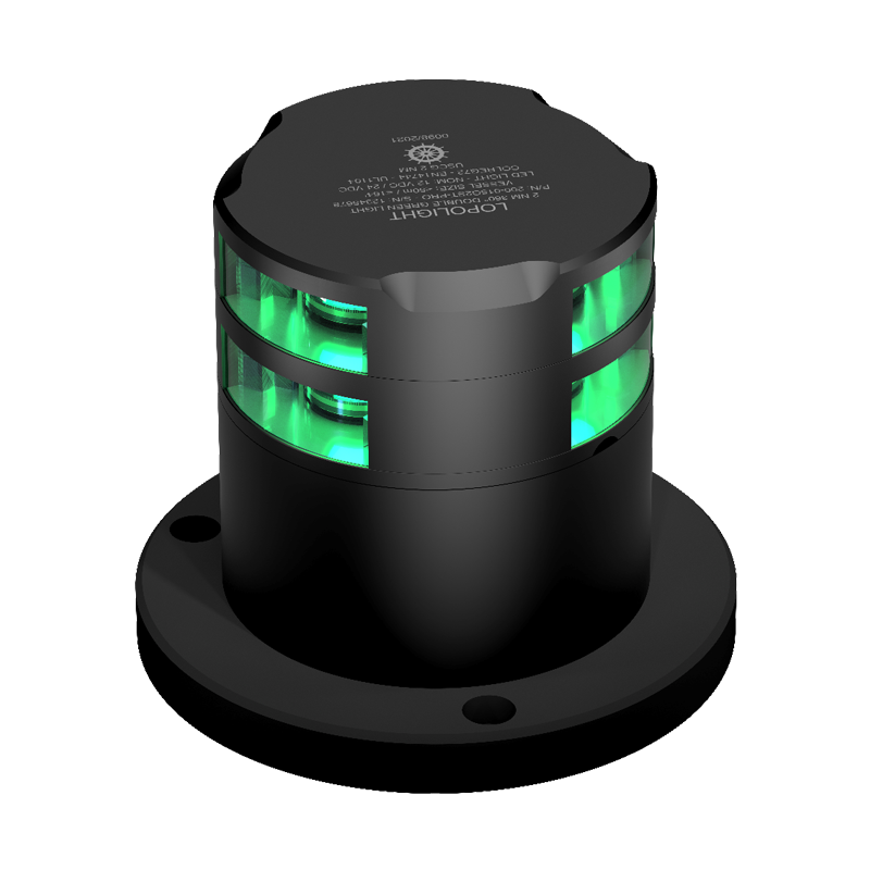 3nm 360° Green, Double, Ice-class, black anodized